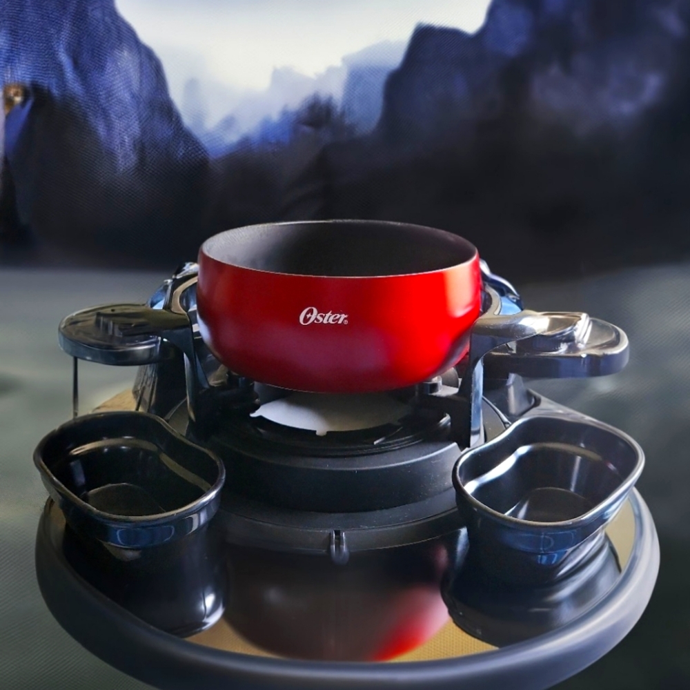 Oster Lazy Susan Electric Fondue Maker